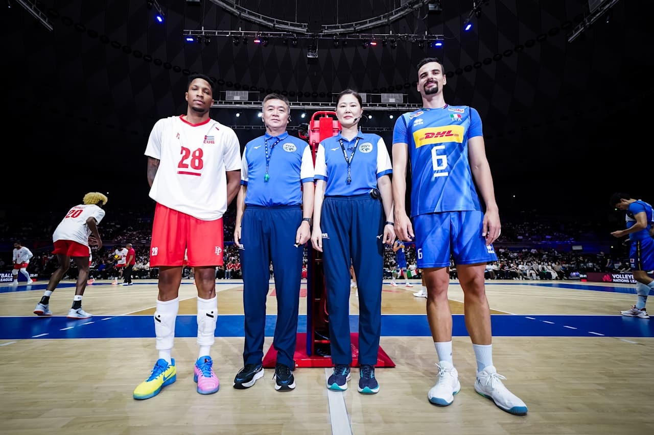 -【2026年世界男排联赛(VNL)分站赛第三周】意大利🇮🇹3-1古巴🇨?