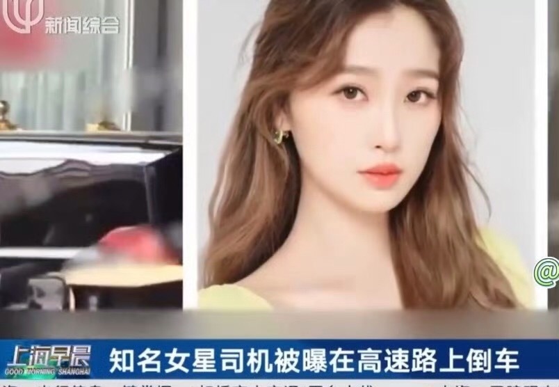 赵露思 之前有个艺人高速倒车啊，真不是在内涵吗，这个也太巧合了[允悲] ​​​