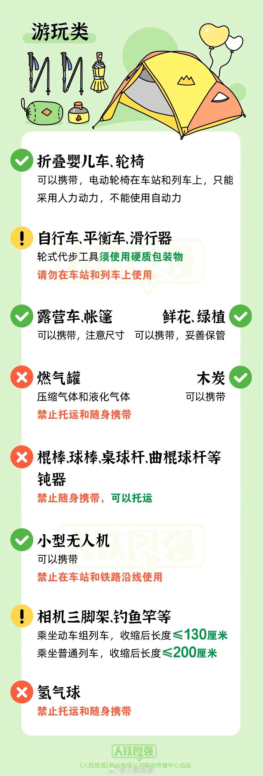 【国庆中秋假期坐火车指南来了】国庆中秋想放假的心藏不住了[星星]燃气罐、氢气球禁
