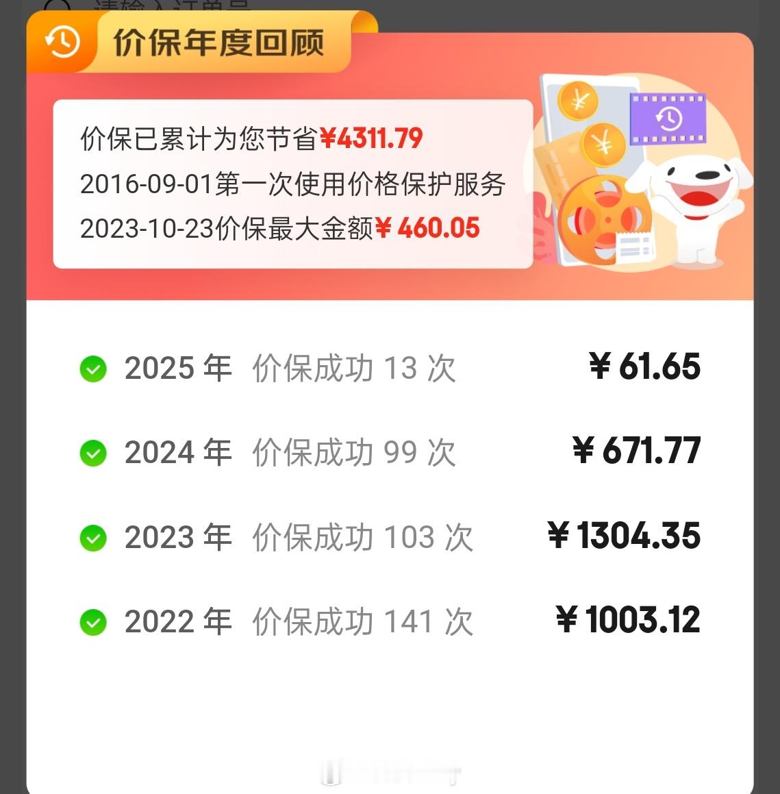 一年比一年价保少，这说明啥？ ​​​