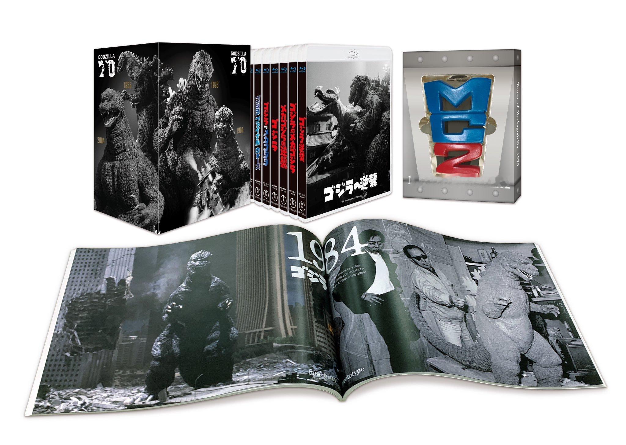 纪念#哥斯拉70周年# 4K重制版套装发售决定（4K UHDBOX＆Blu-ra