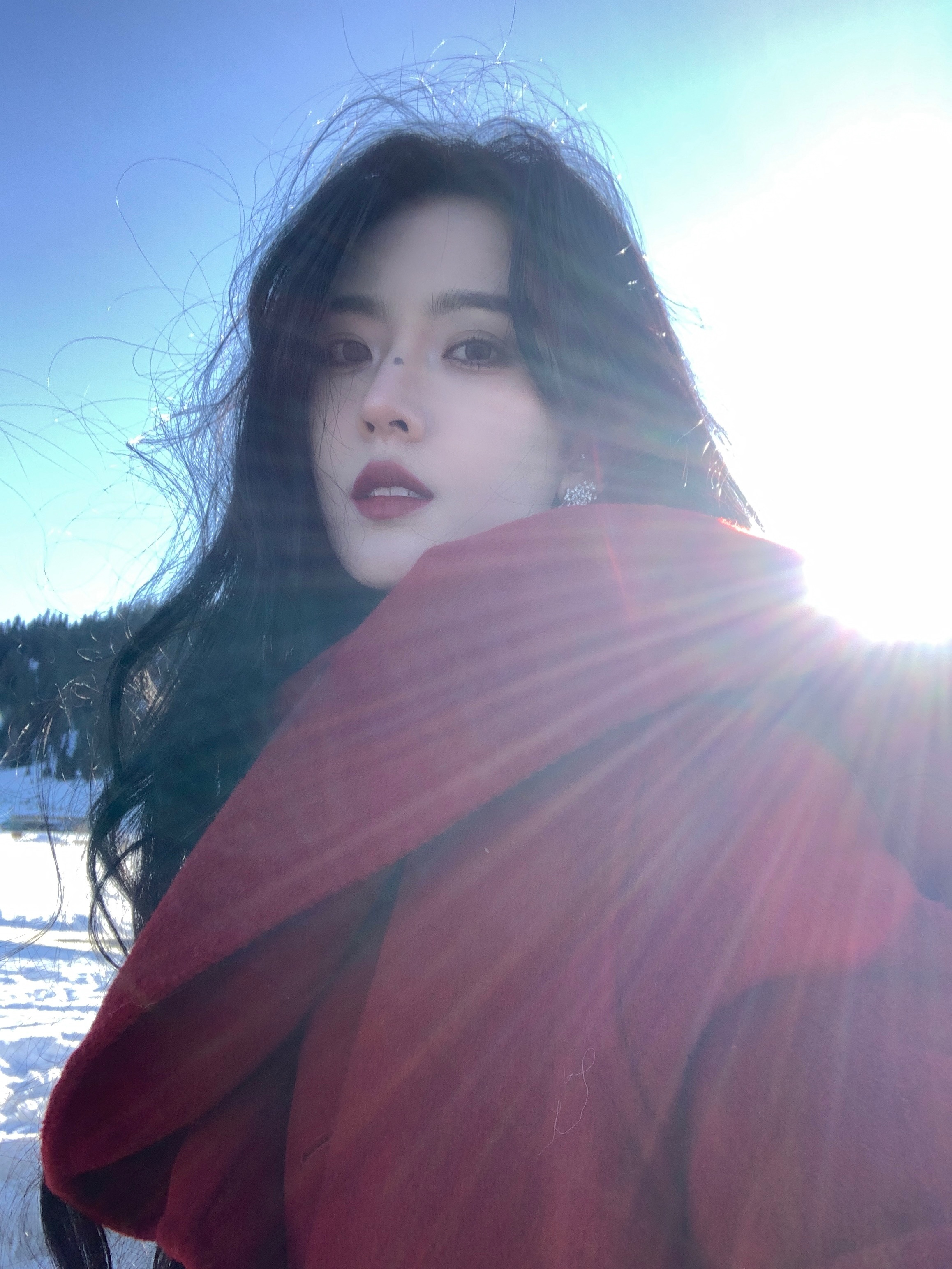 冰天雪地里的红 ​​​