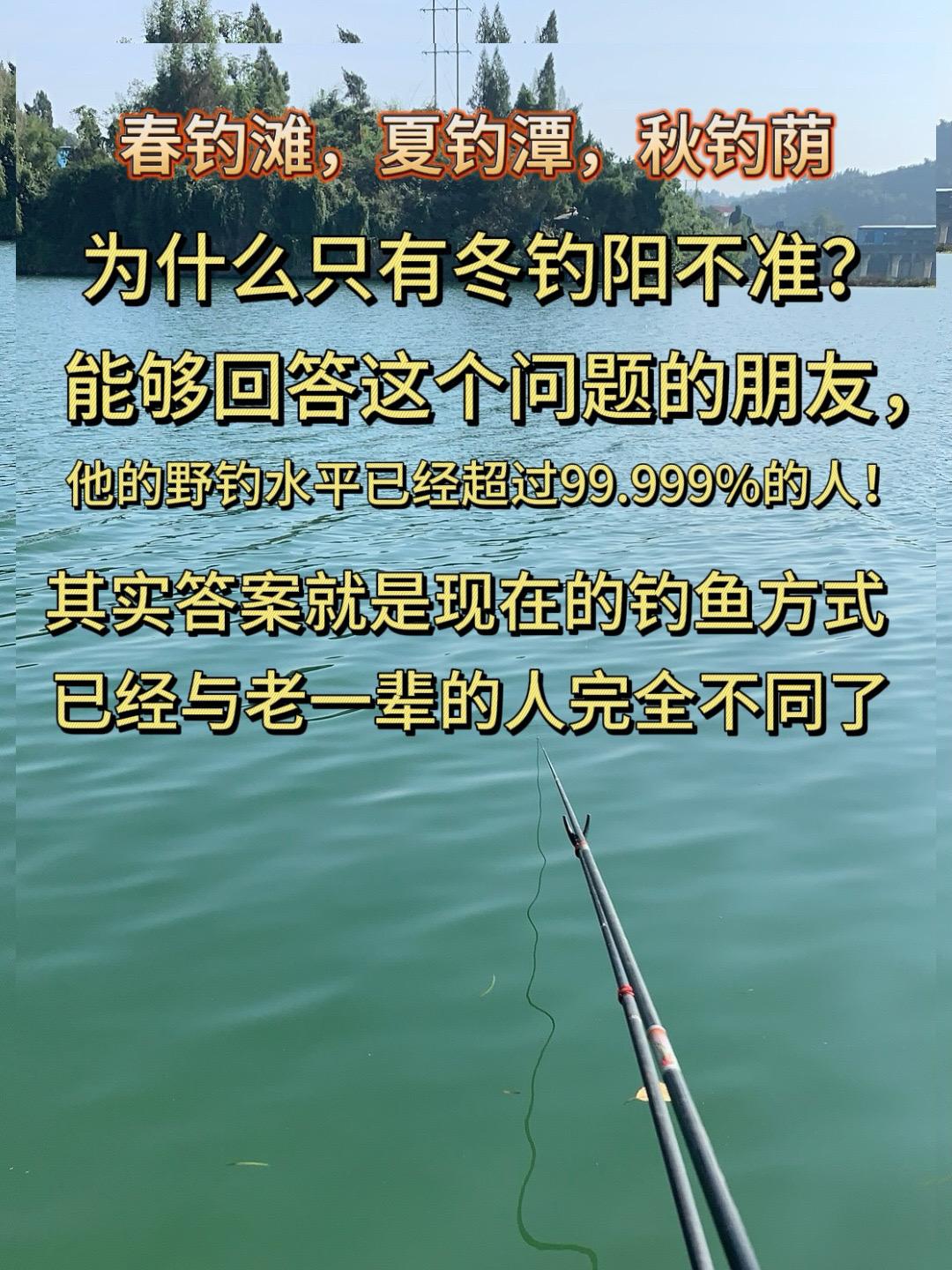 老一辈的钓鱼谚语“冬钓阳”为什么不准了？冬钓阳为什么不准了？