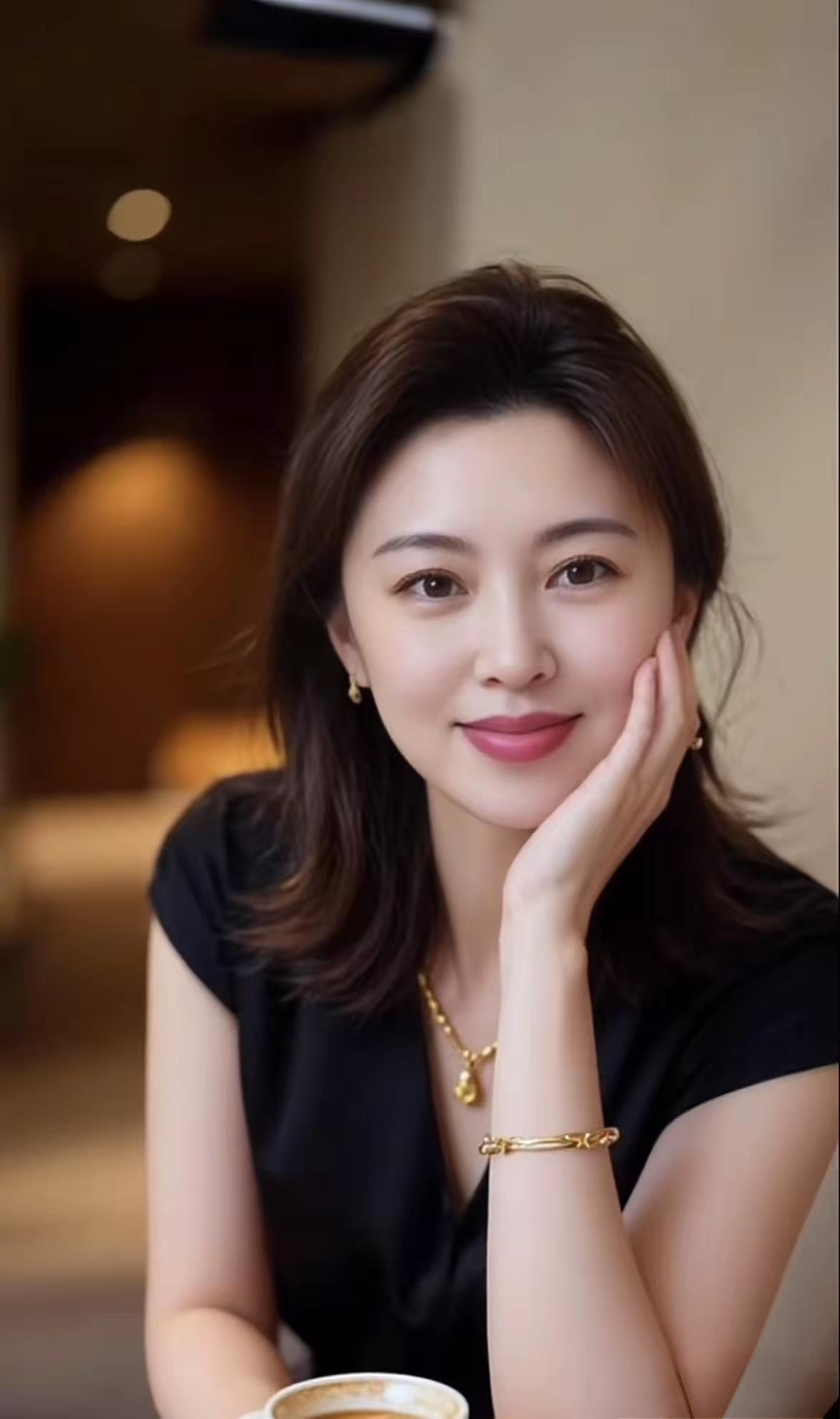 优雅咖啡时光，微笑中的温暖