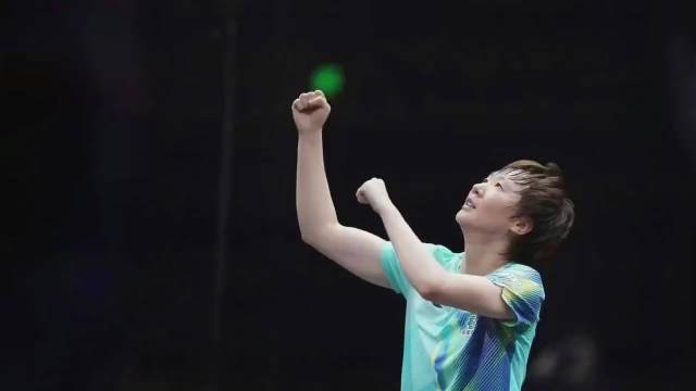 全场最后一分回放，王曼昱4-0拿下佐藤瞳，太不容易了。