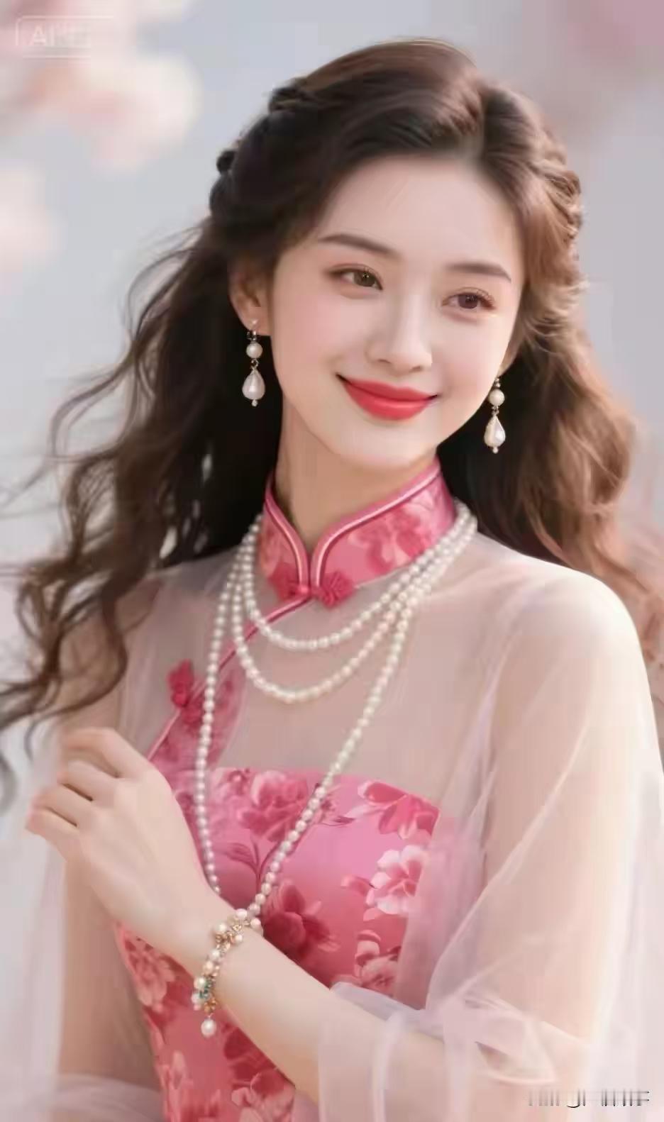 水仙子·中国旗袍
旗袍国粹韵悠长，
国韵风姿岁月藏。
幻彩多元风格旺，
身姿曲线