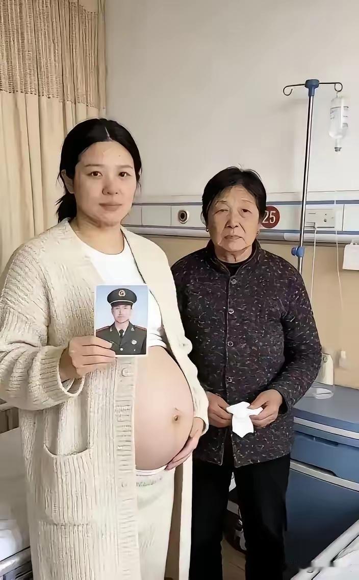 为这位勇敢而伟大的军嫂祈福，祝她们母子平安[祈祷][祈祷][祈祷]

英雄为了国