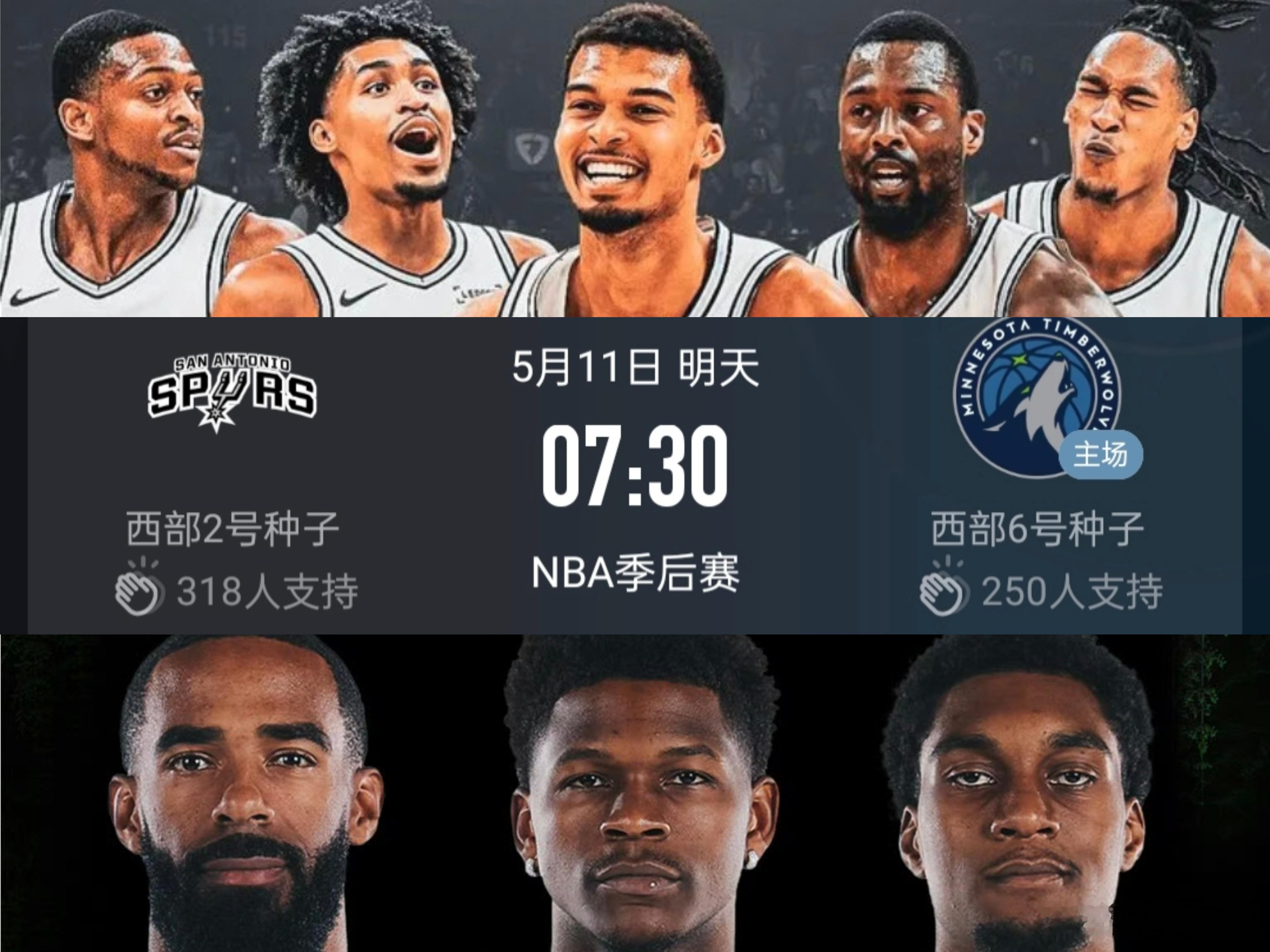 森林狼马刺G4比赛前瞻！ESPN这次给到马刺胜率依旧高达63.1%，而森林狼胜率