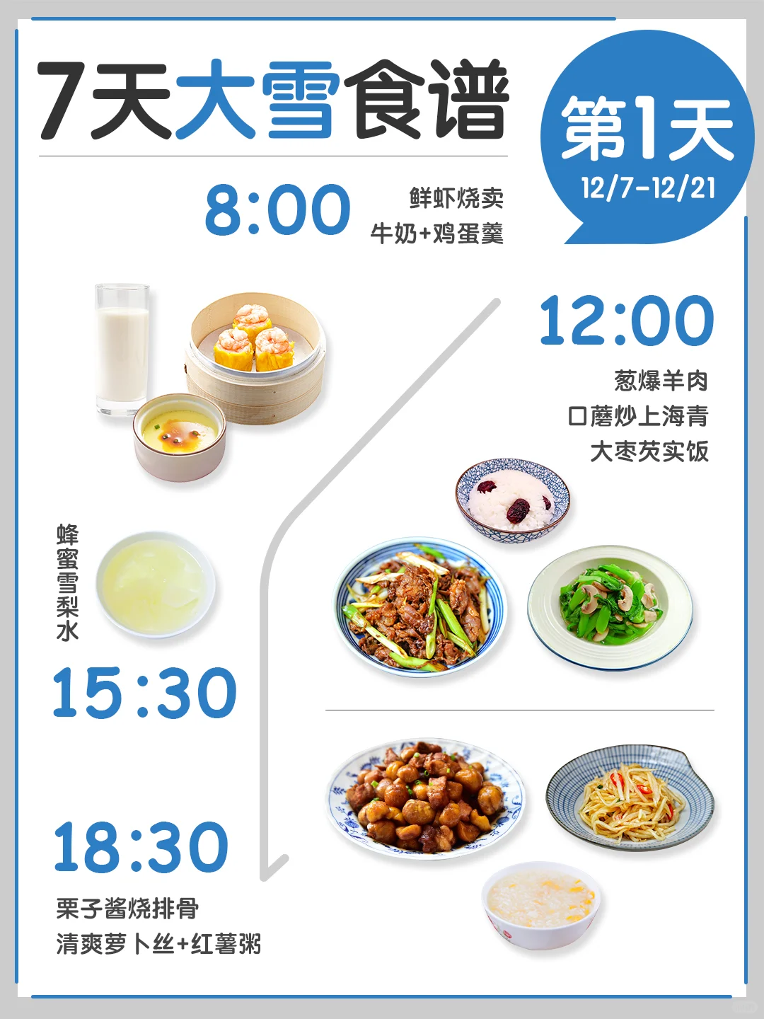 24节气应季食谱👉大雪 让身体与自然同频