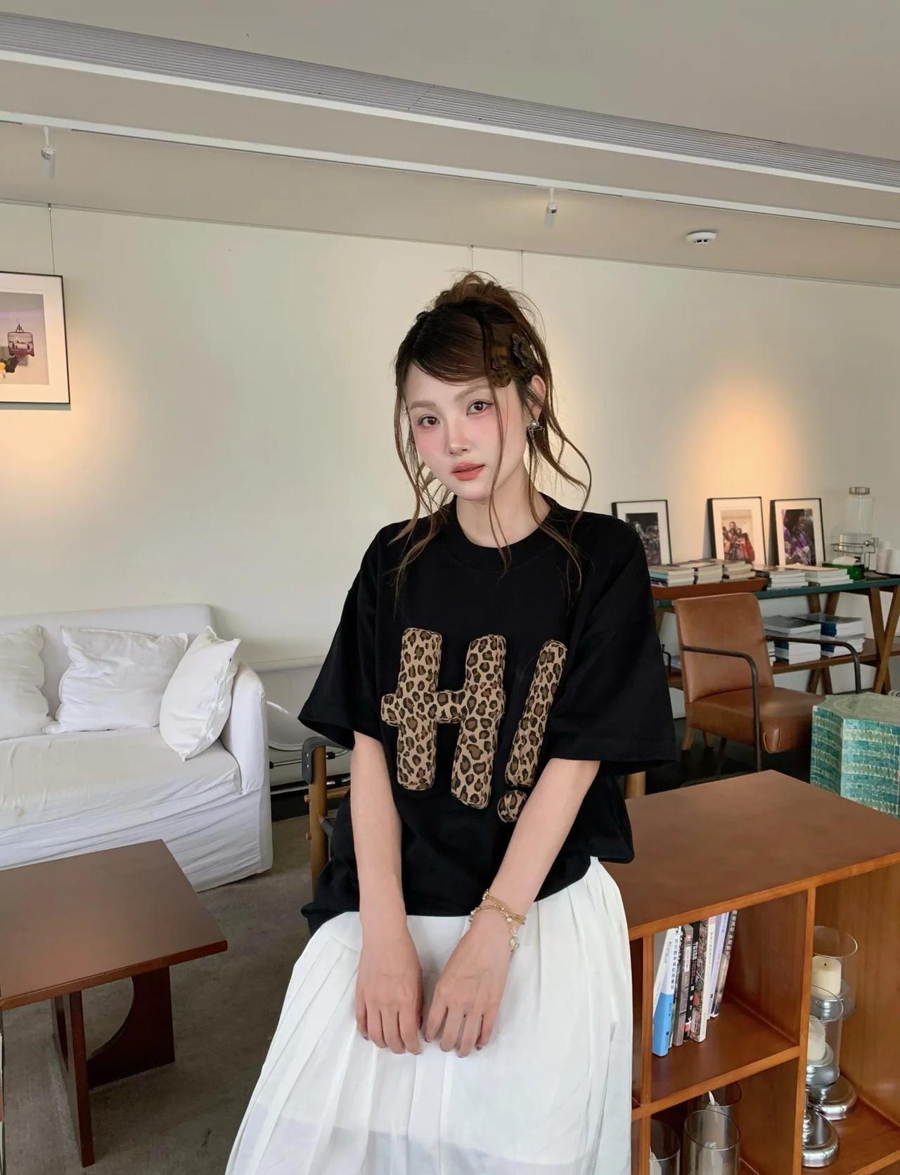 ｡🐈‍⬛ ﾟ☾ ﾟ｡⋆甜酷随性风 舒服又时髦
豹纹t和Adidas Origi