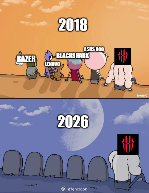 草，红魔游戏手机成功垄断游戏手机行业，坚持了这么多年，熬死了所有竞争对手：雷蛇、