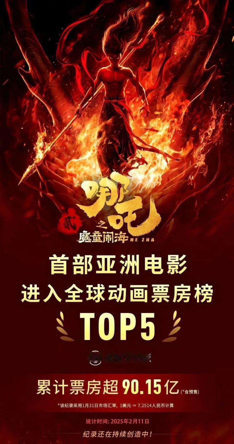 《哪吒之魔童闹海》票房破90亿！揭秘该片最大谜团春节档第14天，《哪吒之魔童闹海