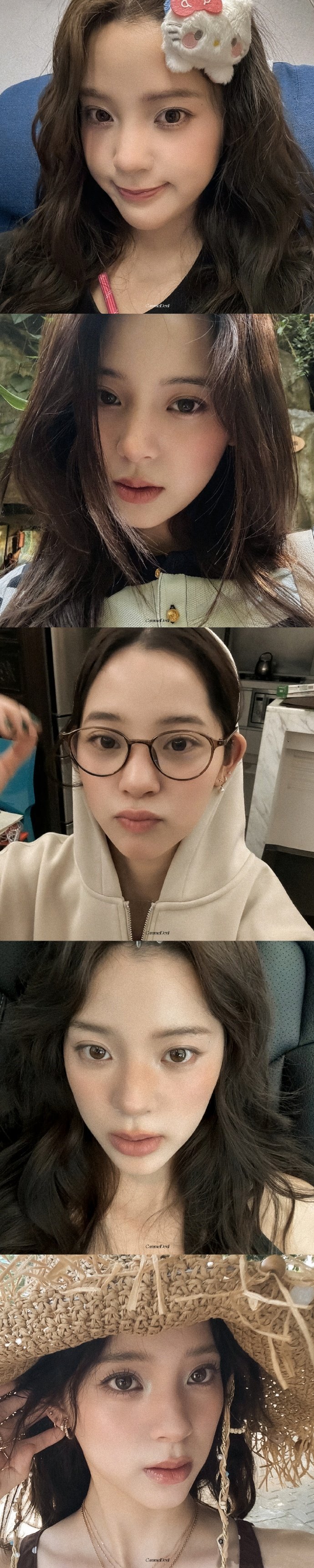 欧阳娜娜完全就是真人鹿小葵 谁看了她分享的向上叹气法不被萌晕啊，想叹气的时候把语