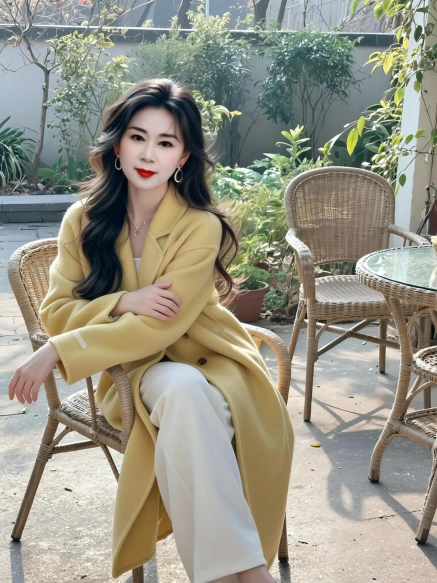 AI庭院氛围感写真 随变ai随便玩