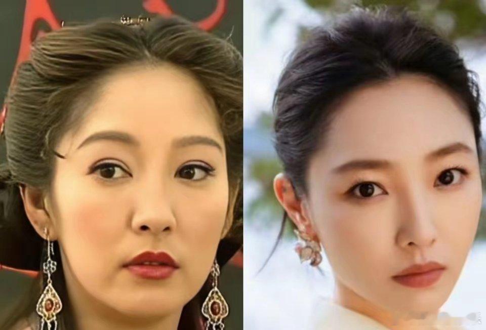 仔细看白百何的长相，终于知道为什么选她拍《寻秦记》了，不是因为她长得像个小妹妹，