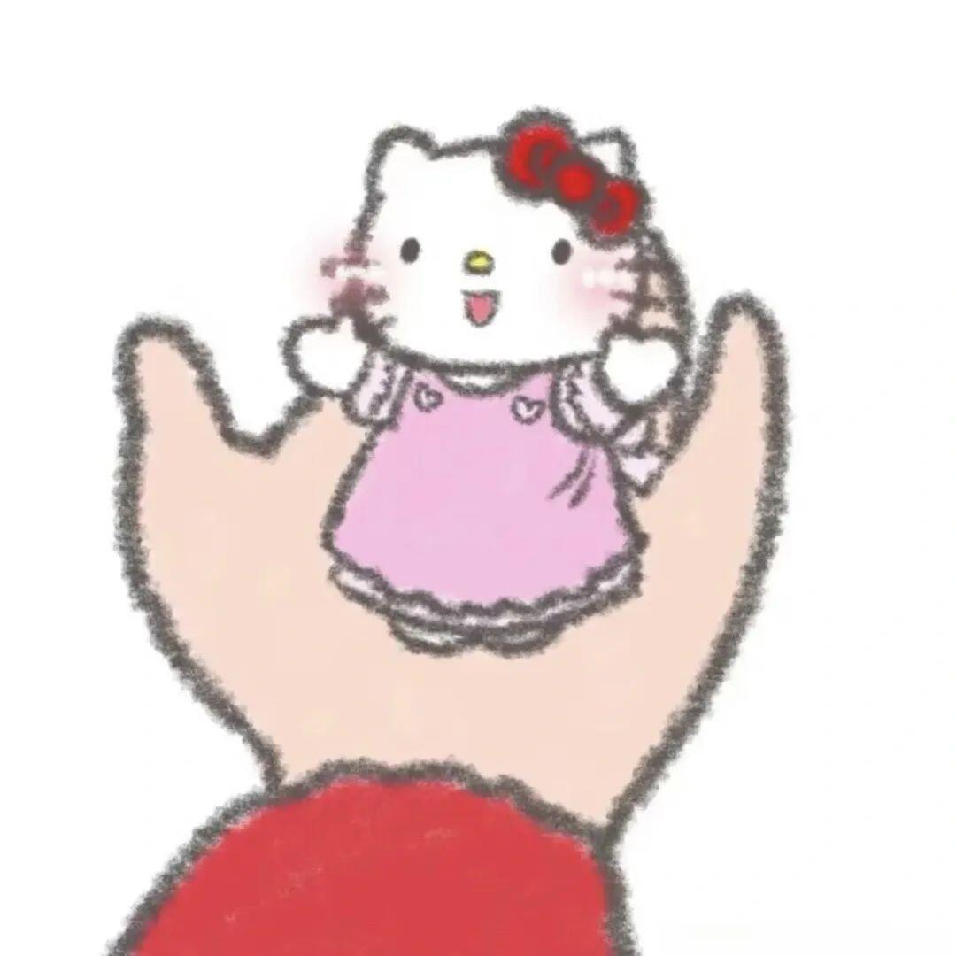 小新和Kitty｜情侣头像情侣头像无水印[超话] ​​​