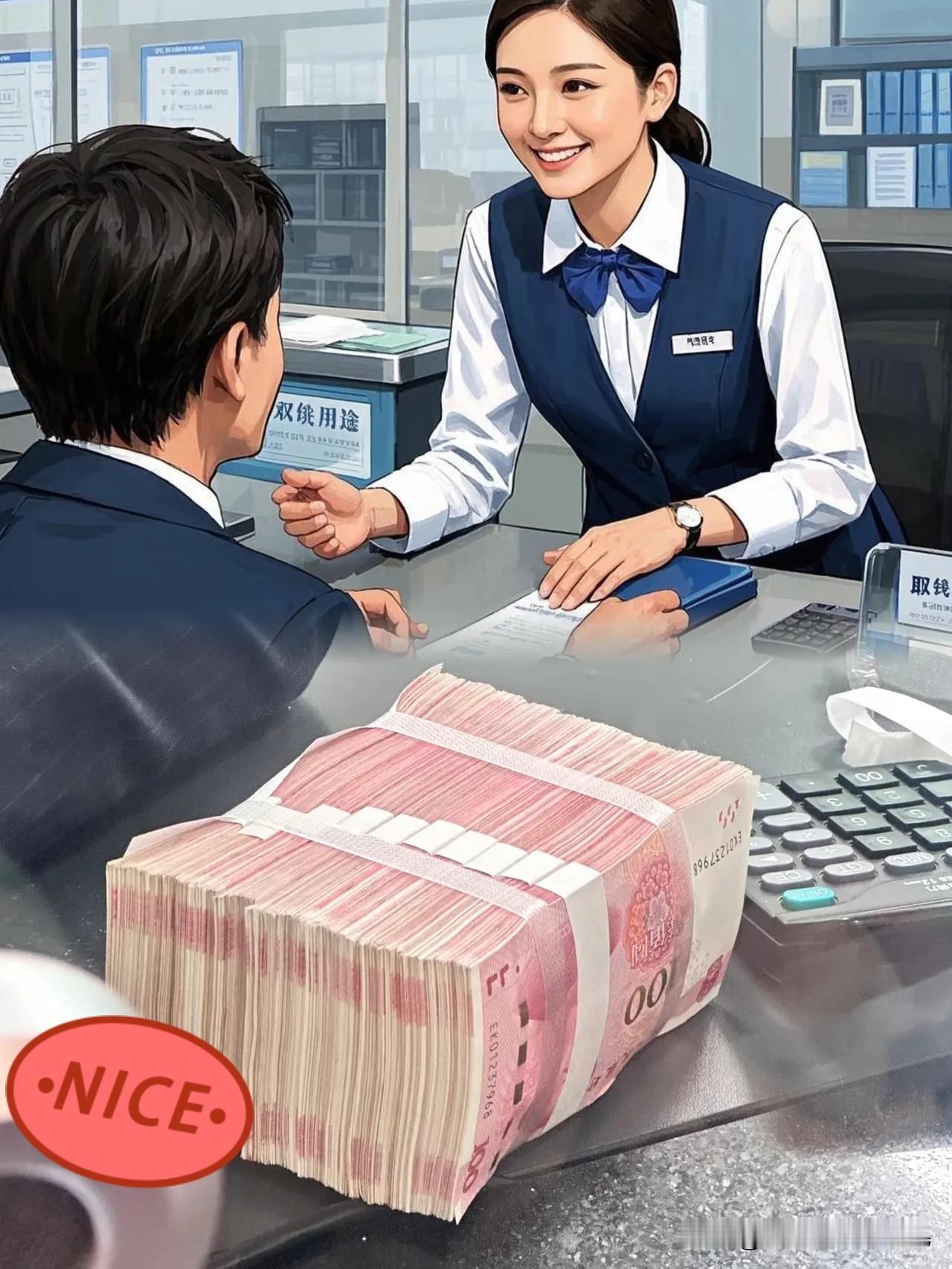 重磅
央行发布的新规，个人存取现金超过5万元，不用登记资金来源了，这一新规从20