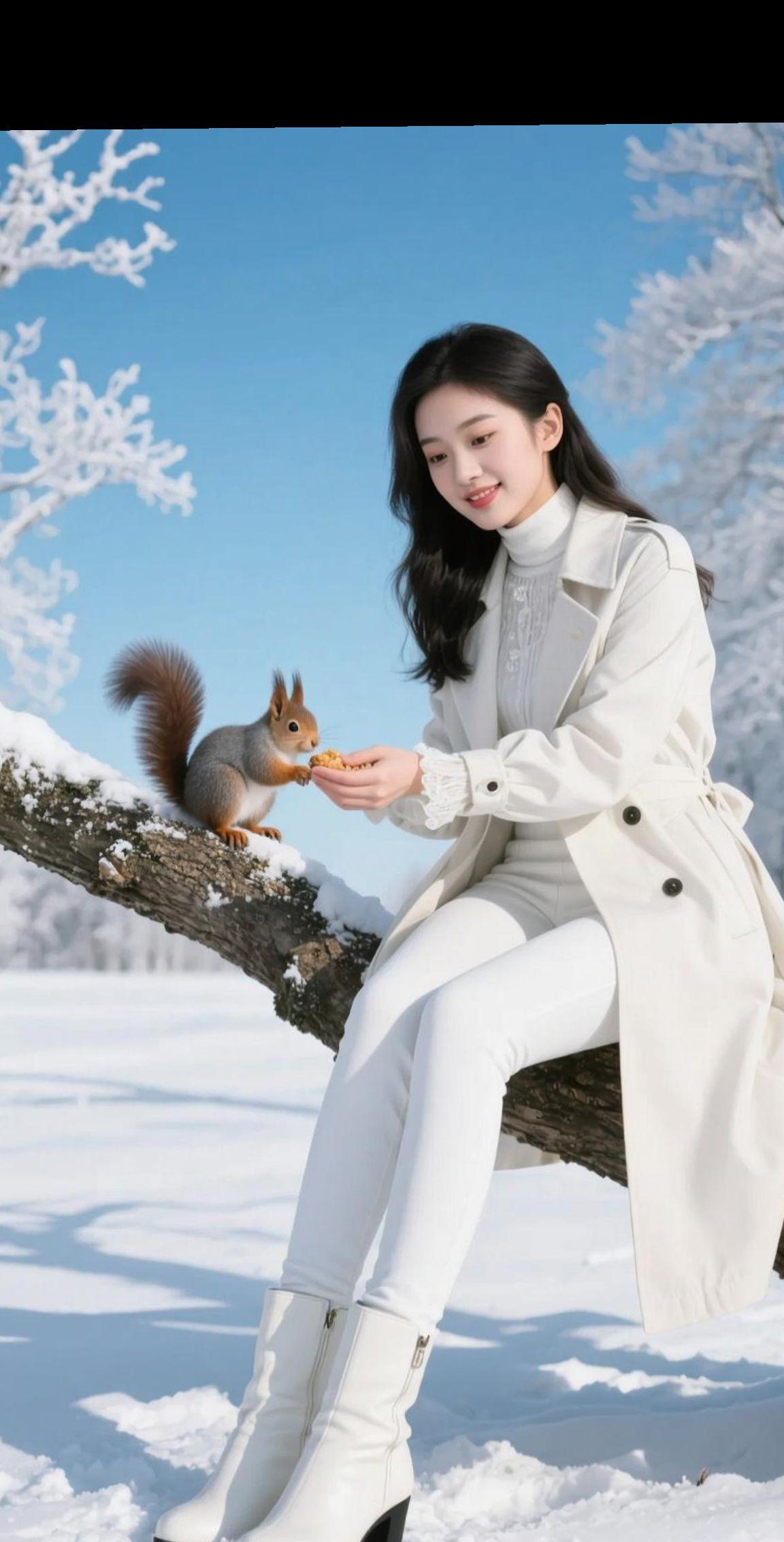 冬日雪景如画，每一帧都是大自然的杰作