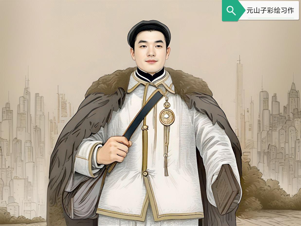 ［连环画·铁人王进喜］六幅
［元山子彩绘习作］