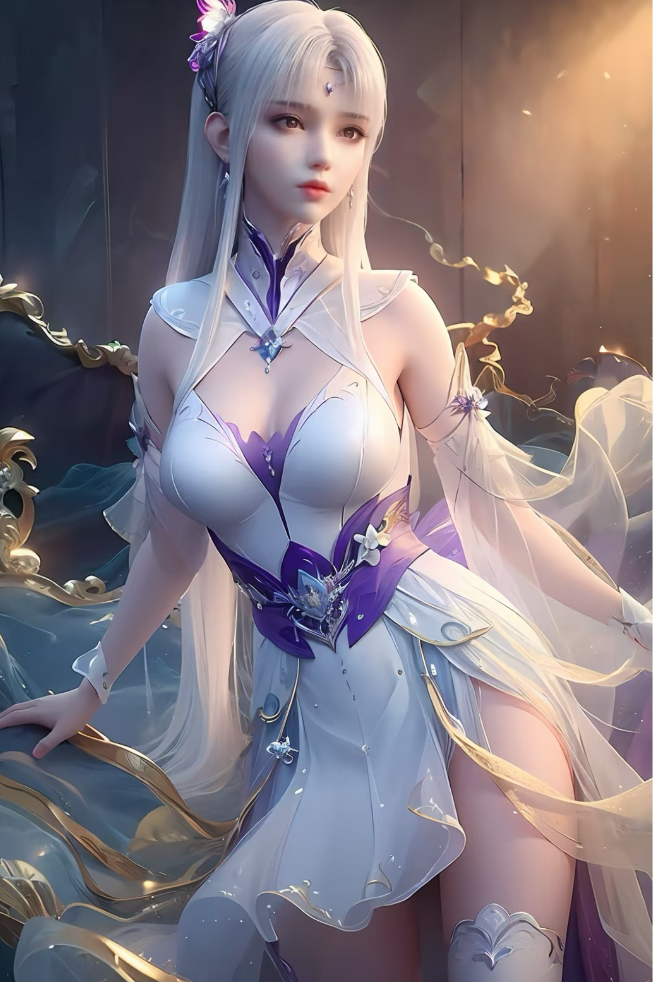 斗破苍穹：小医仙【高清美图】动画里最近几集都很少小医仙的特写镜头，鸣不平！ 