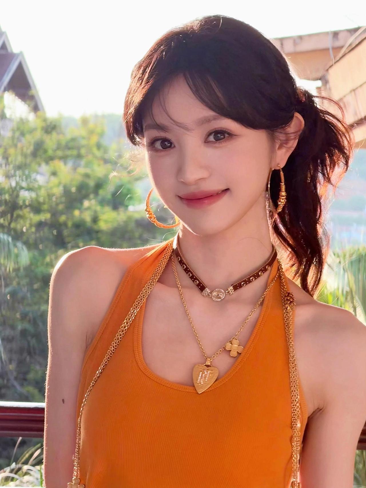 夏日甜美穿搭