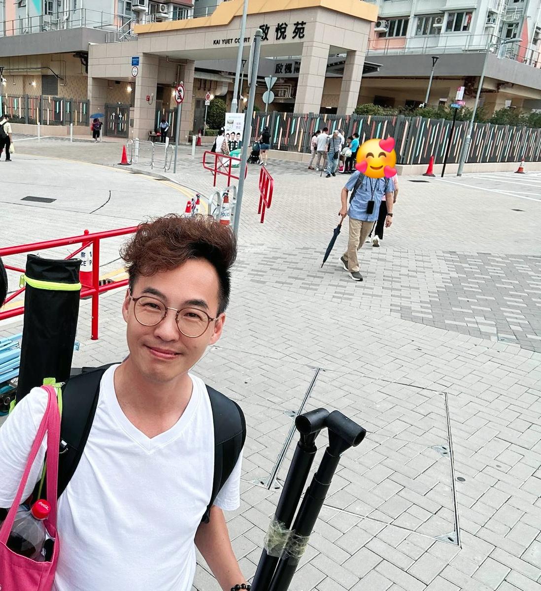 高Sir下午在启德一带开街站，以及进行《端午安康 敬赠爱心粽活动》登记。

今天
