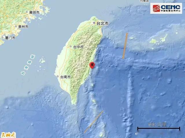 微博知名博主 台湾台东县海域发生4.1级地震台湾台湾台东县海域发生4.1级地震地