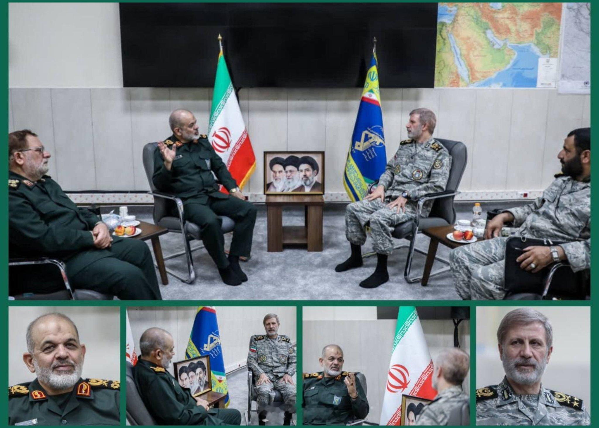 伊朗：没有美国支持，以色列将崩溃伊朗革命卫队和伊朗军队举行联合会议革命卫队总司令