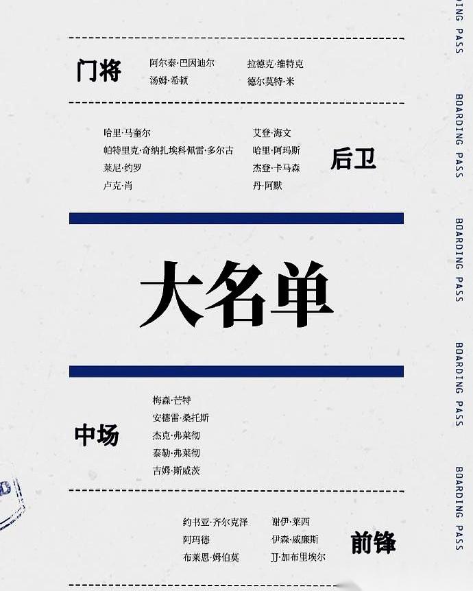 曼联最新甩出的这份对阵马竞的比赛大名单，哪是什么赛前预告，这分明是一份针对青训小
