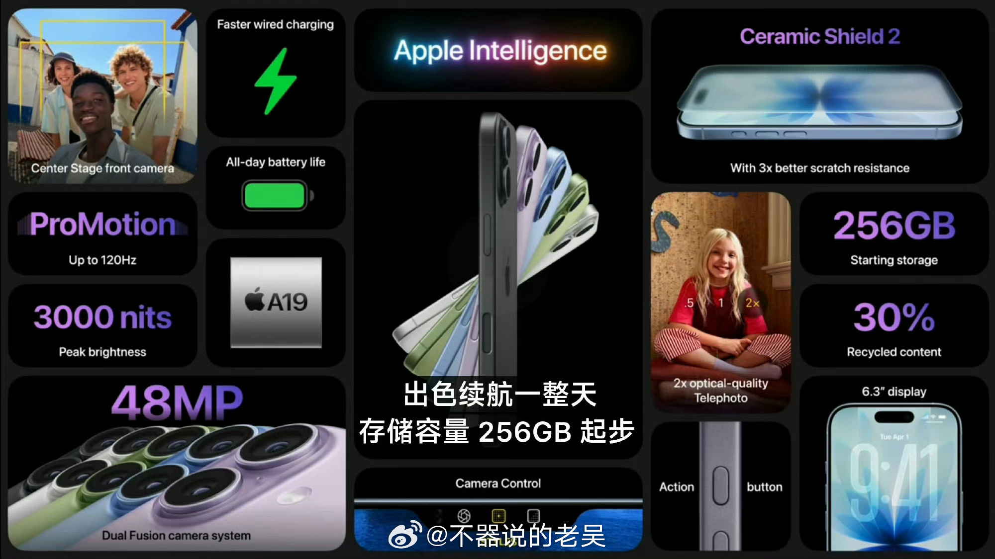 iPhone17 幸好没熬夜看，苹果的保密真的绝了，外界的信息全中。发布会已经没