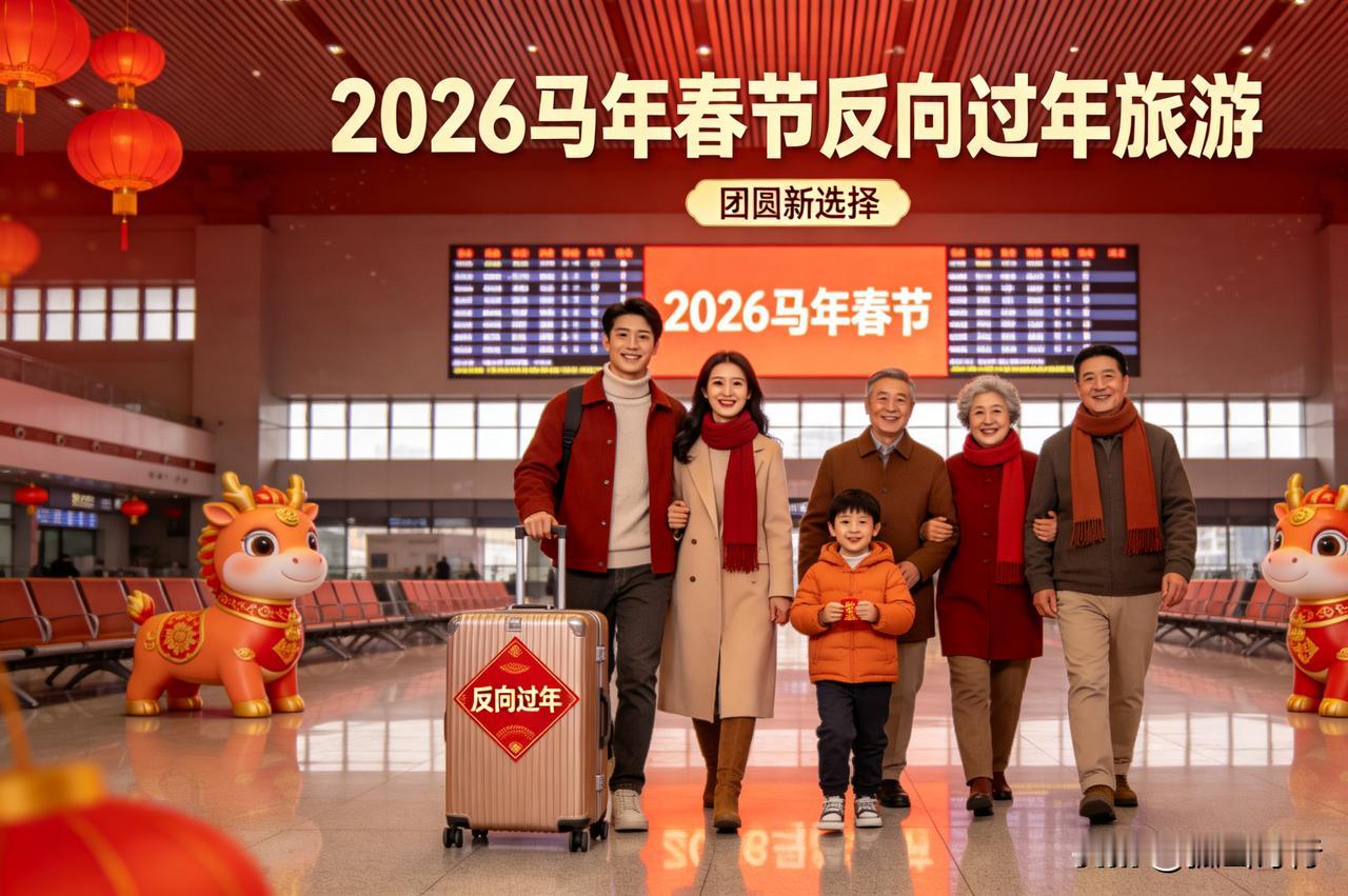 今年春运，“反向过年”火起来了！某团旅行数据有点惊人，2月初到2月中下旬，“反向