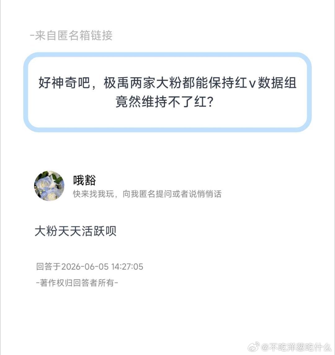 极禹数据组都掉红V了？好可怕吧