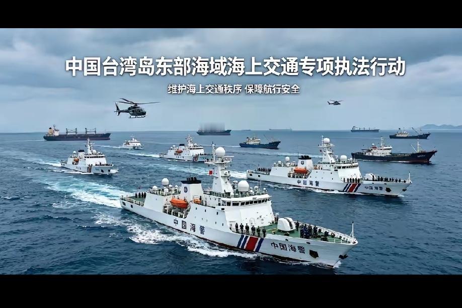 以准军事手段进行海上维权，不给域外国家军事干预的借口的同时，名正言顺地加快围困台