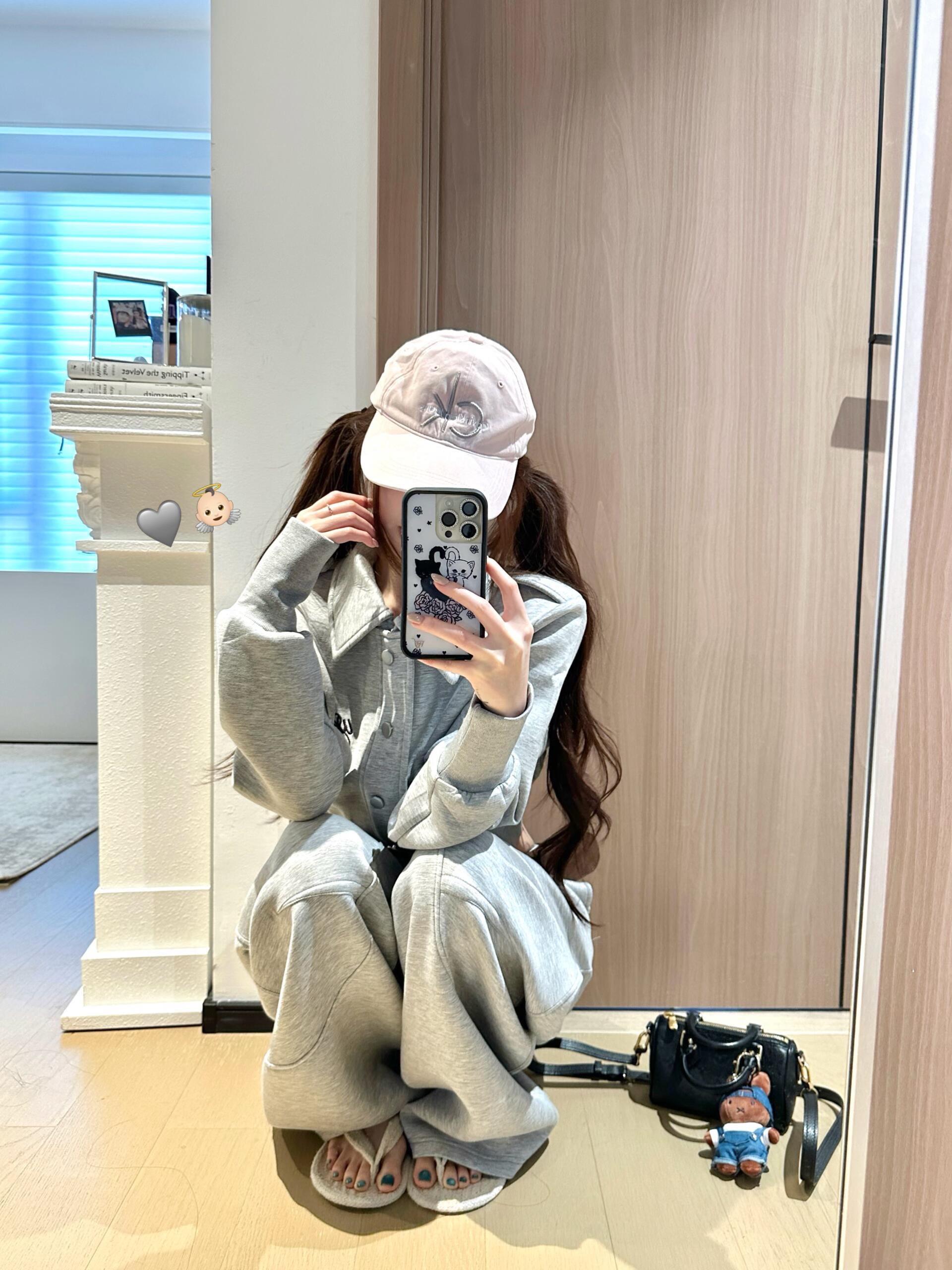 今日份春秋卫衣套装～