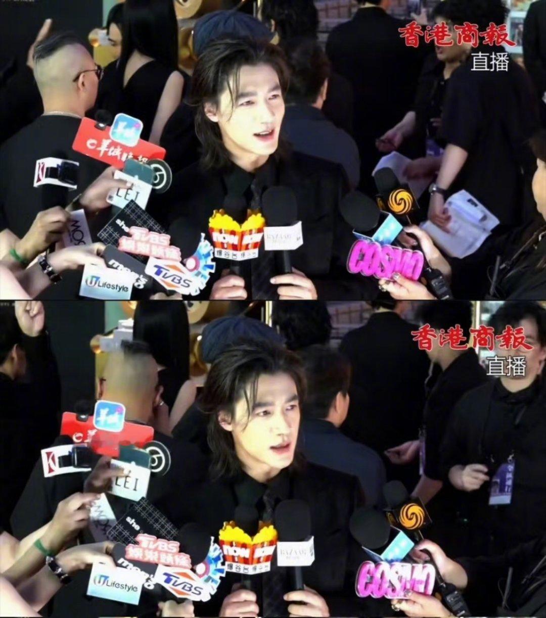 此沙什么时候帅成这样了，没人觉得此沙这张脸真的很港吗！！灯光打的也恰到好处，就是