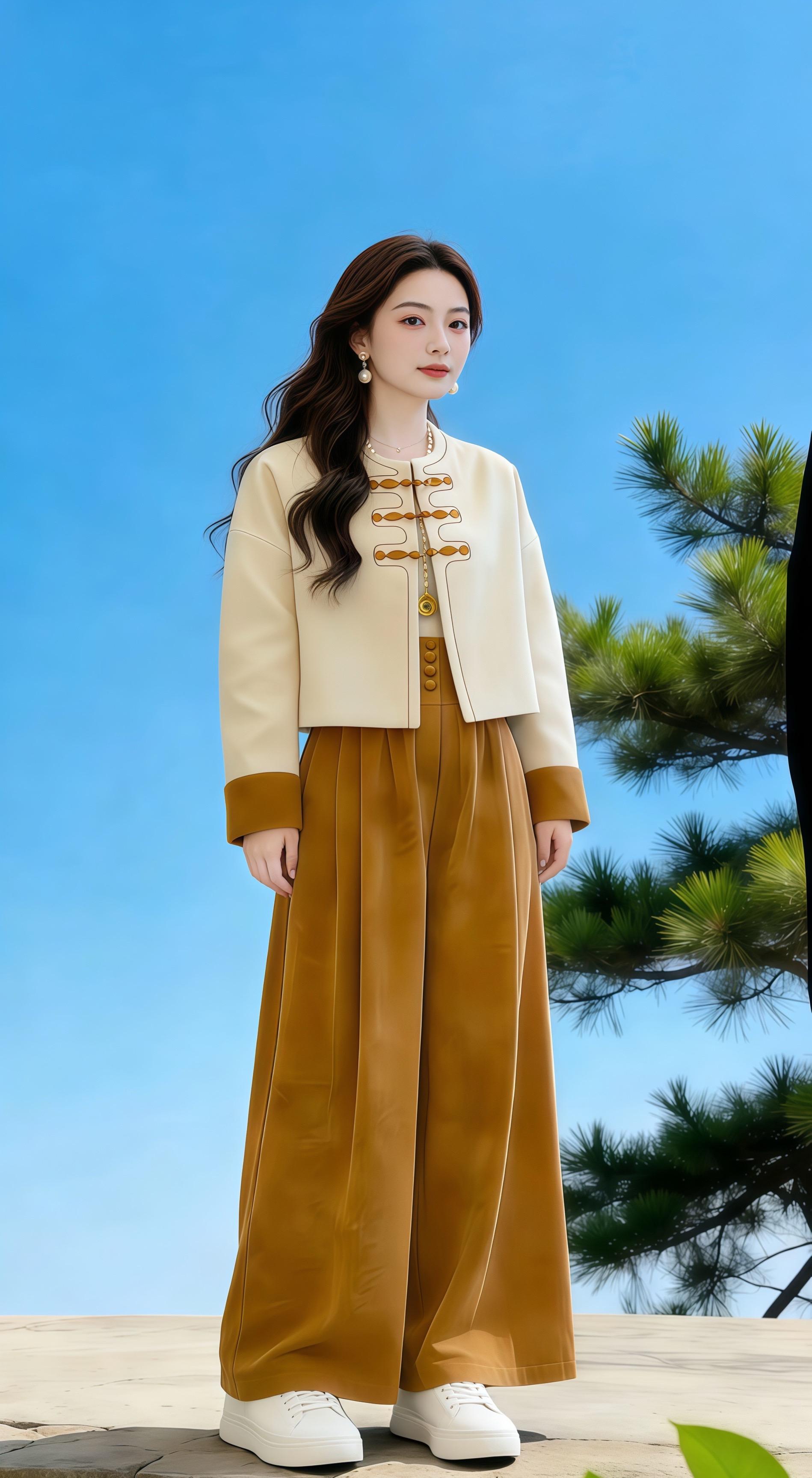 新中式穿搭 春天新品 套装两件套