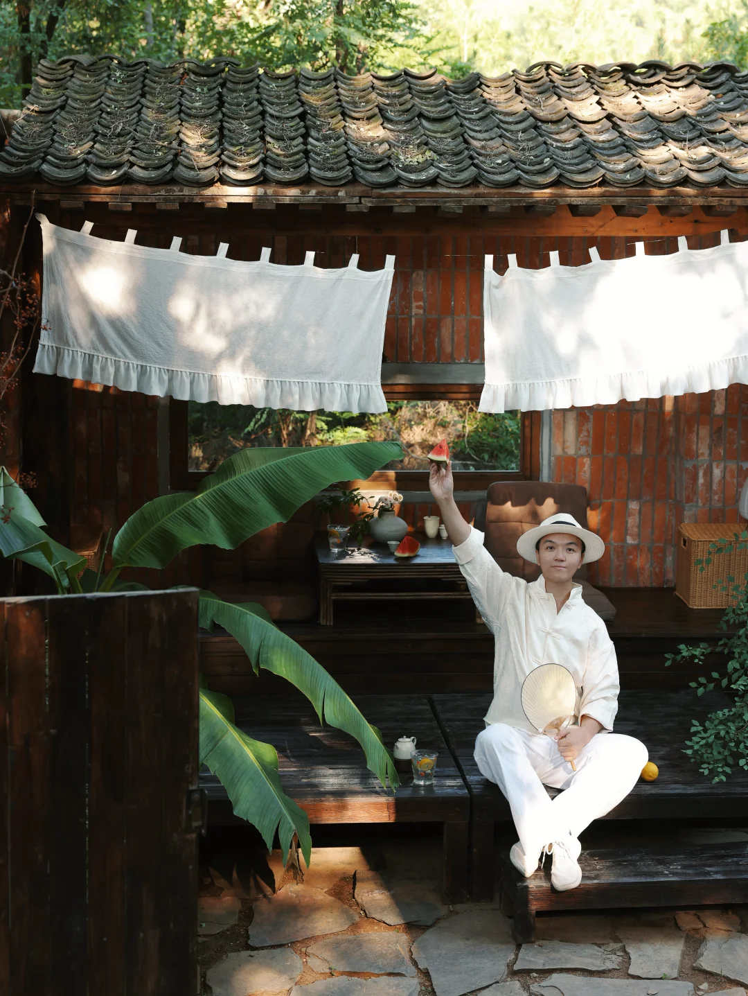 西安出发1h发现的山里小院🍃夏天的味道❗️