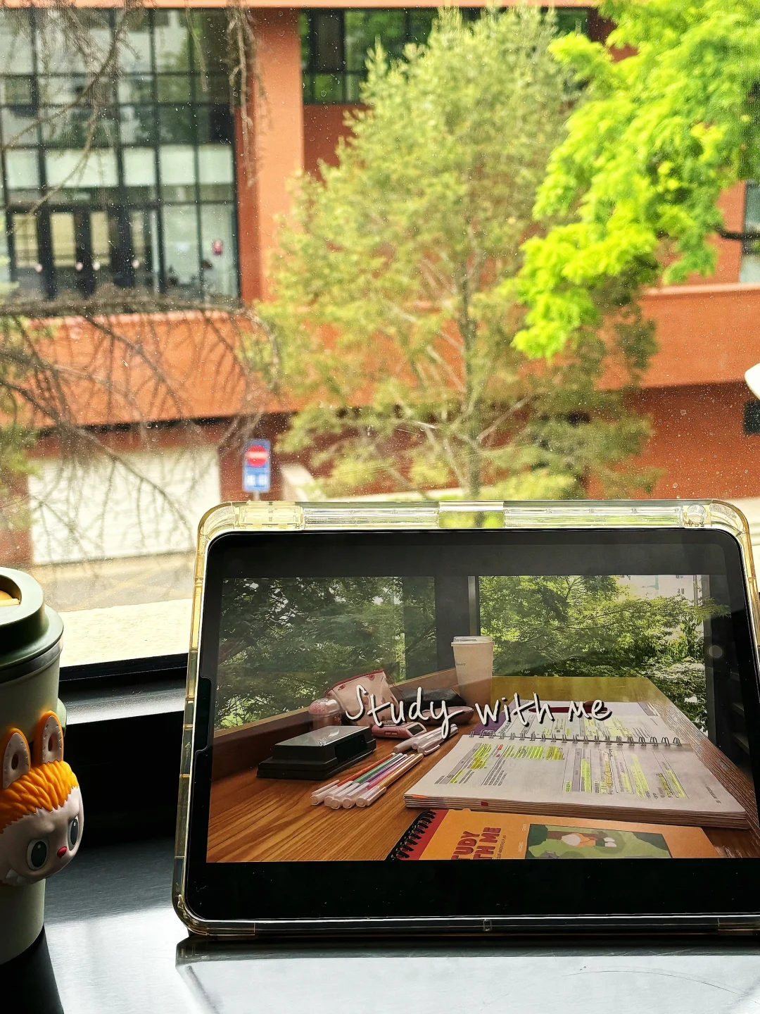 谁早上8点在清华校史馆对面学习啊