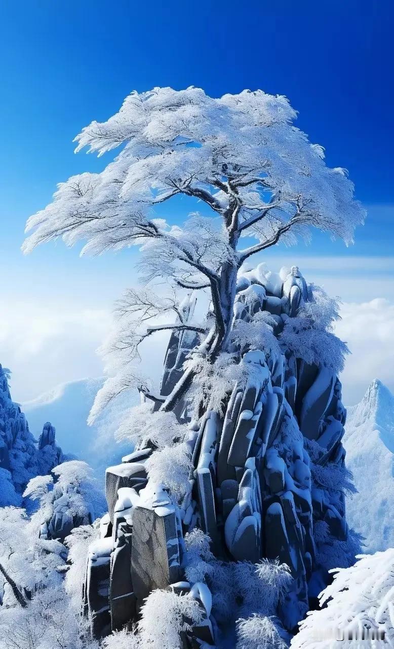 雪中孤傲，冰天雪地间。时光错落有致，岁月斑斓成诗