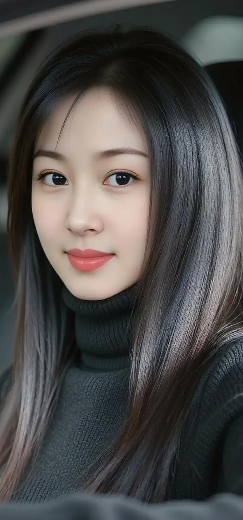 温柔甜美的女孩，微笑中透着温暖与自信。🌟💝🌴