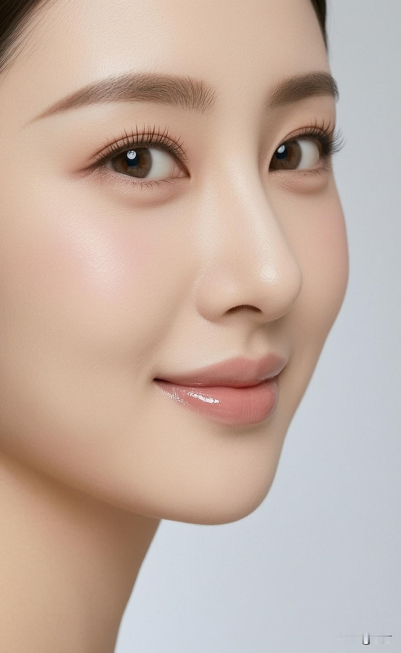 美女淡淡的唇妆，更显得自然美丽，美女的美是娘肚子里天然的美，无需刻意打扮化妆……