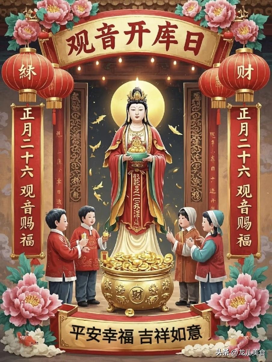 不是迷信！明日“观音开库”，大家牢记1要接，2要关，3要吃，4不做，平安顺遂一整