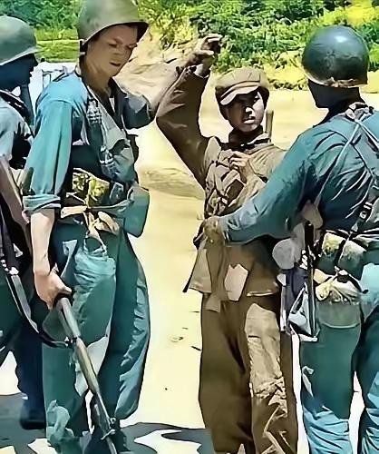 1951年的朝鲜战场上，一个背着祖传大刀的志愿军小战士，被美国兵抓了。他脸上糊着