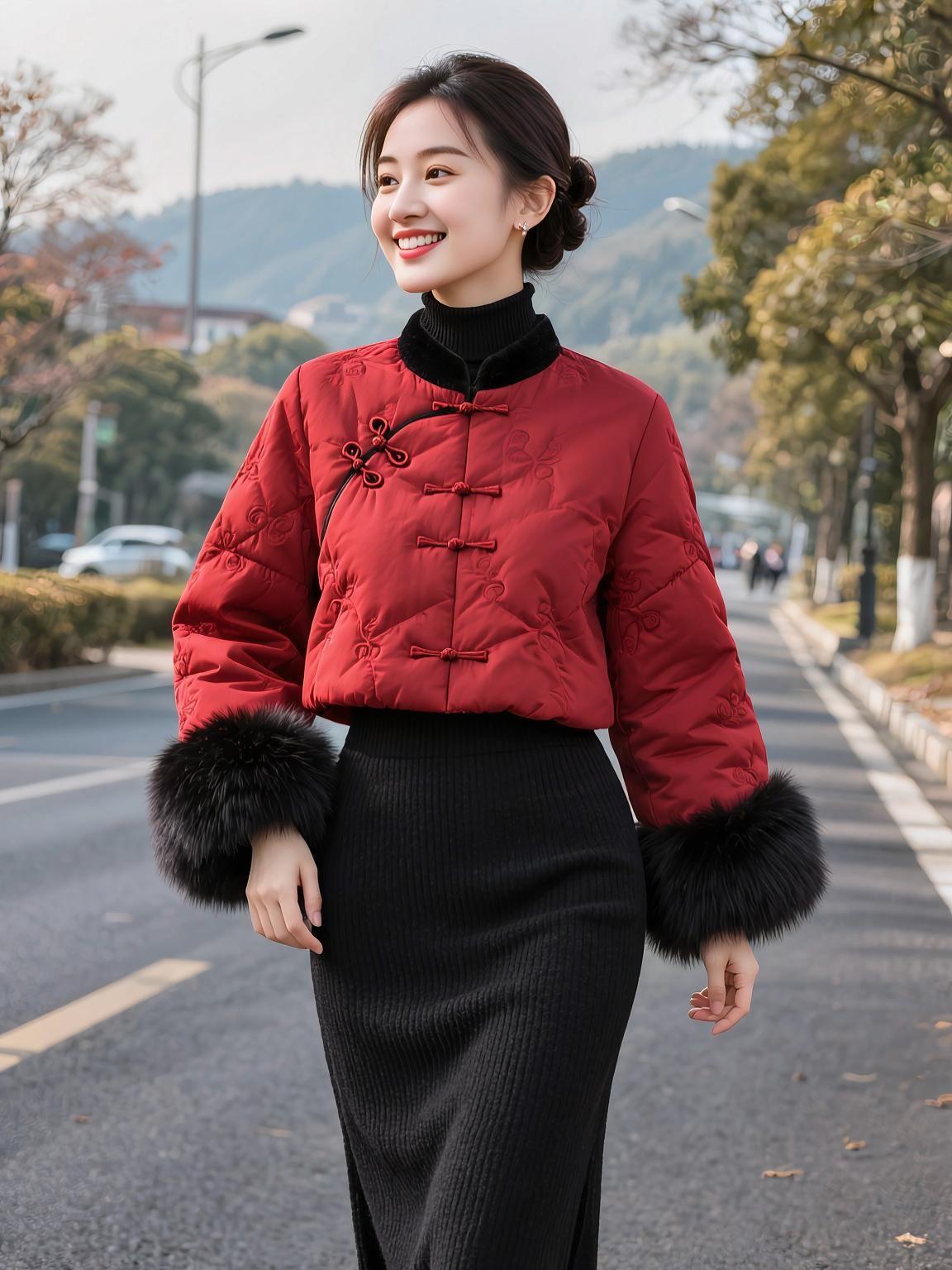 AI国风随拍 抖音ai创作 美女 高颜值