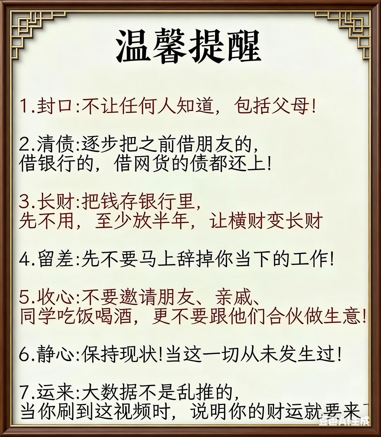 大数据不是乱推的。
刷到这，
说明你的好运已经来了。[赞]
老规矩，
点赞加收藏