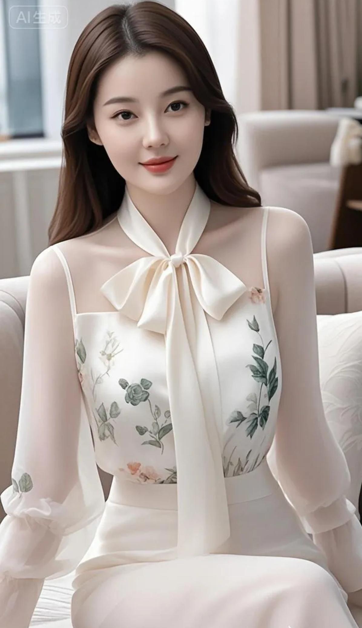 优雅气质穿搭来啦！清新淡雅连衣裙，温柔美丽全展现✨
今儿个分享一套超有气质的穿搭