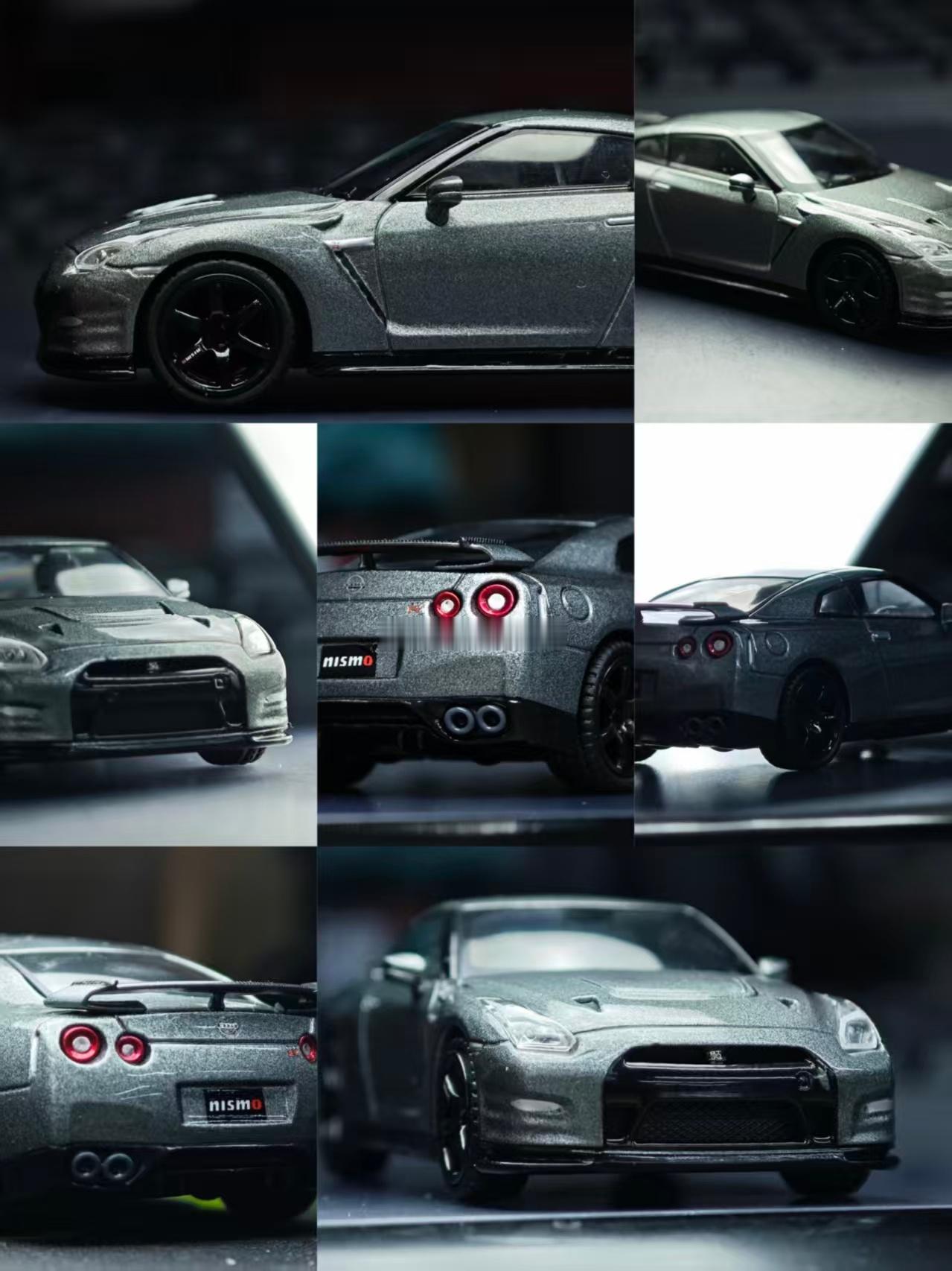 64比例车模 银色武士 MINIGT GTR R35 