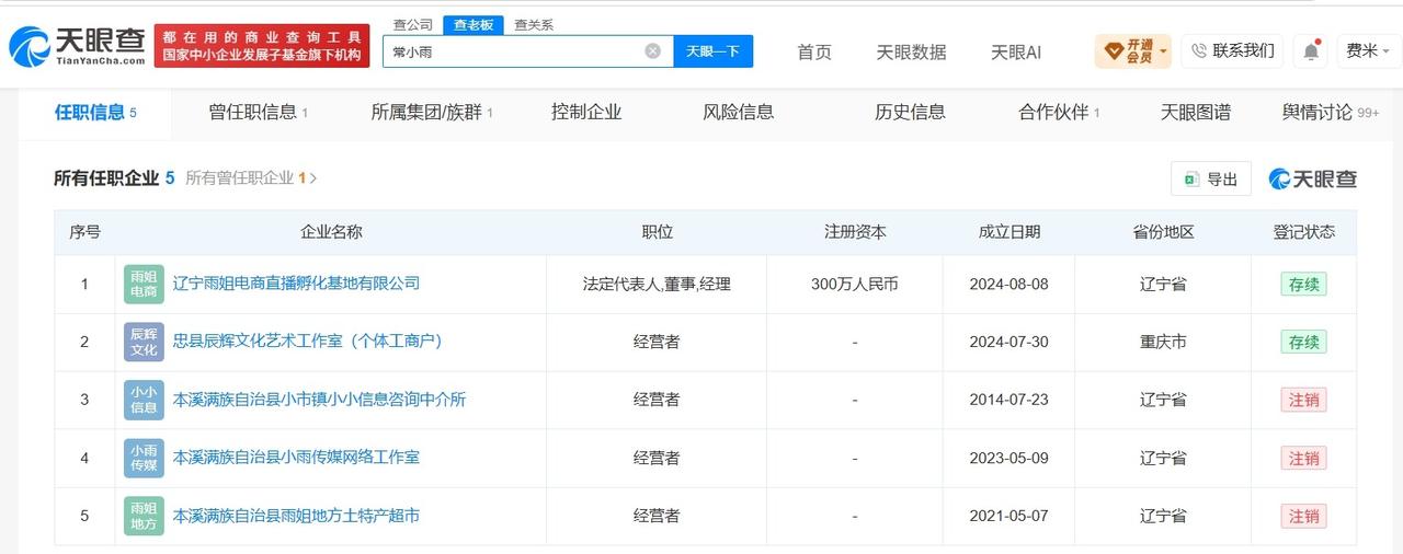 【东北雨姐名下多家企业已注销 东北雨姐名下关联5家企业】东北雨姐3500万元卖楼