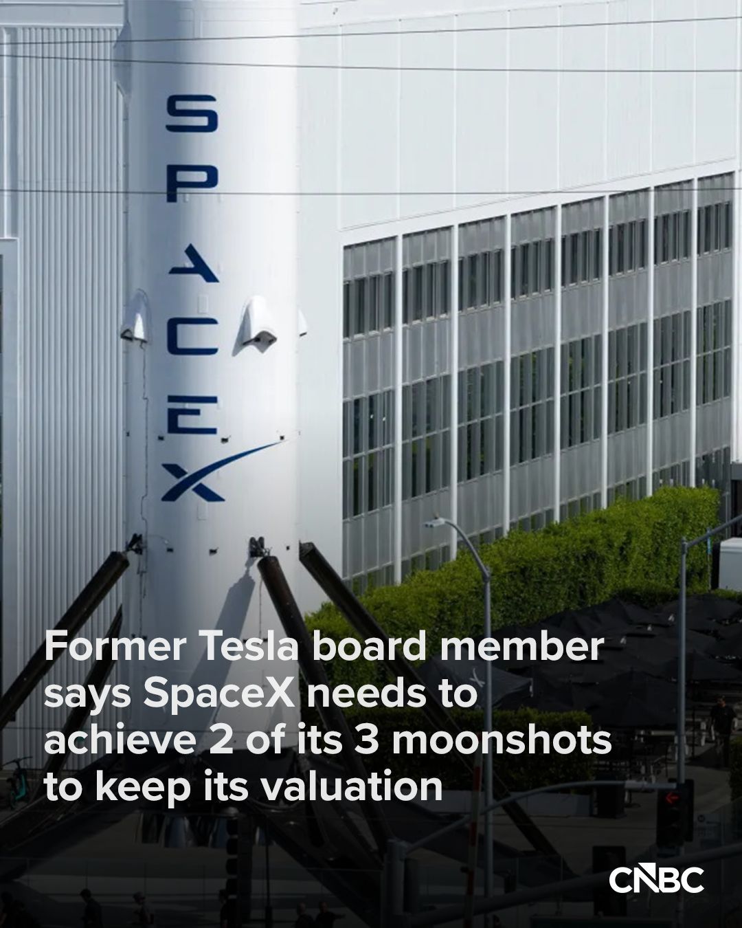 Elon Musk旗下的SpaceX需要实现其三大“登月级远期目标”中的至少两项