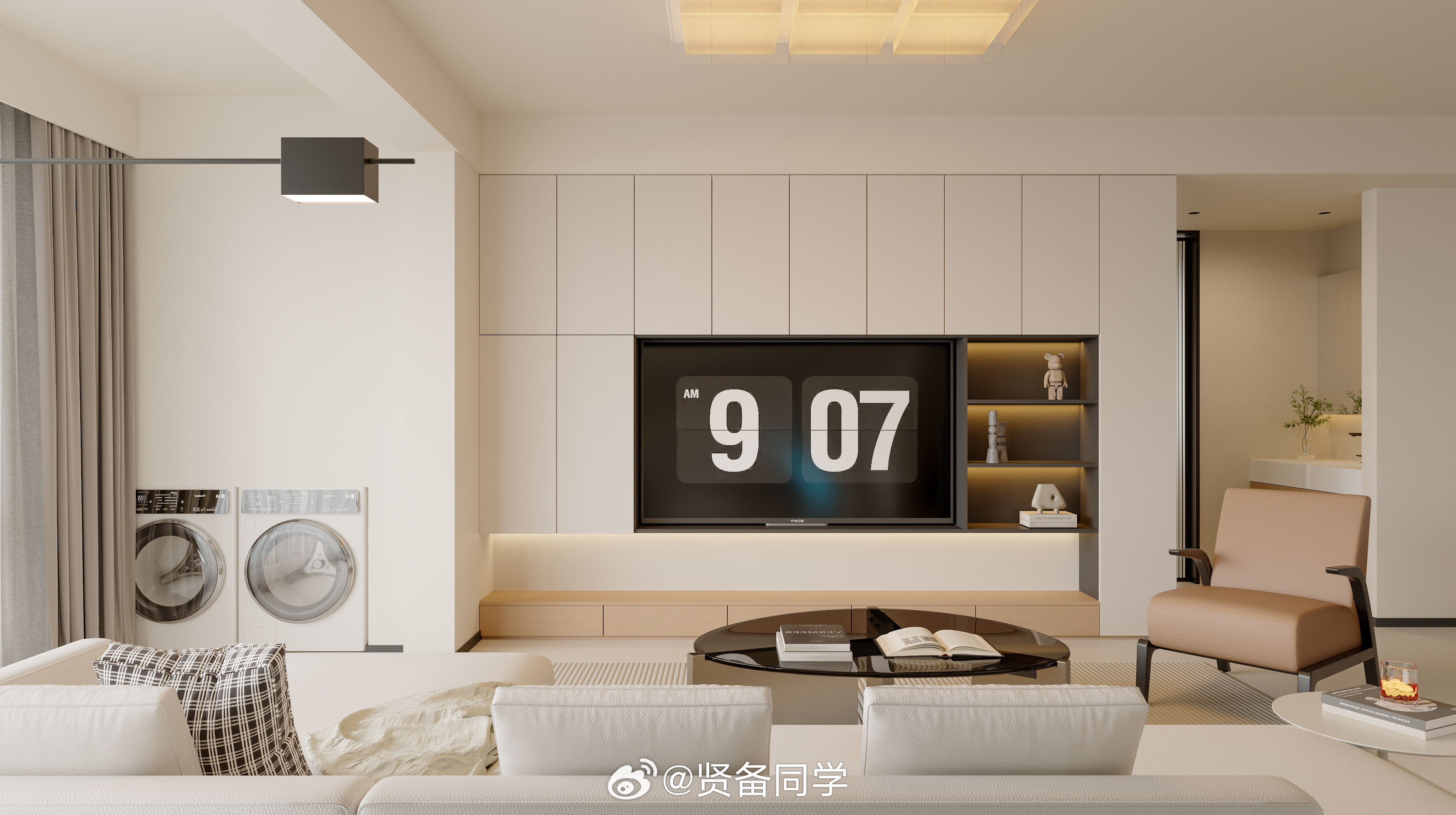 设计师称中国客厅已失去意义设计师刚好今天把我家的初稿效果图发给我了大家给点评了一